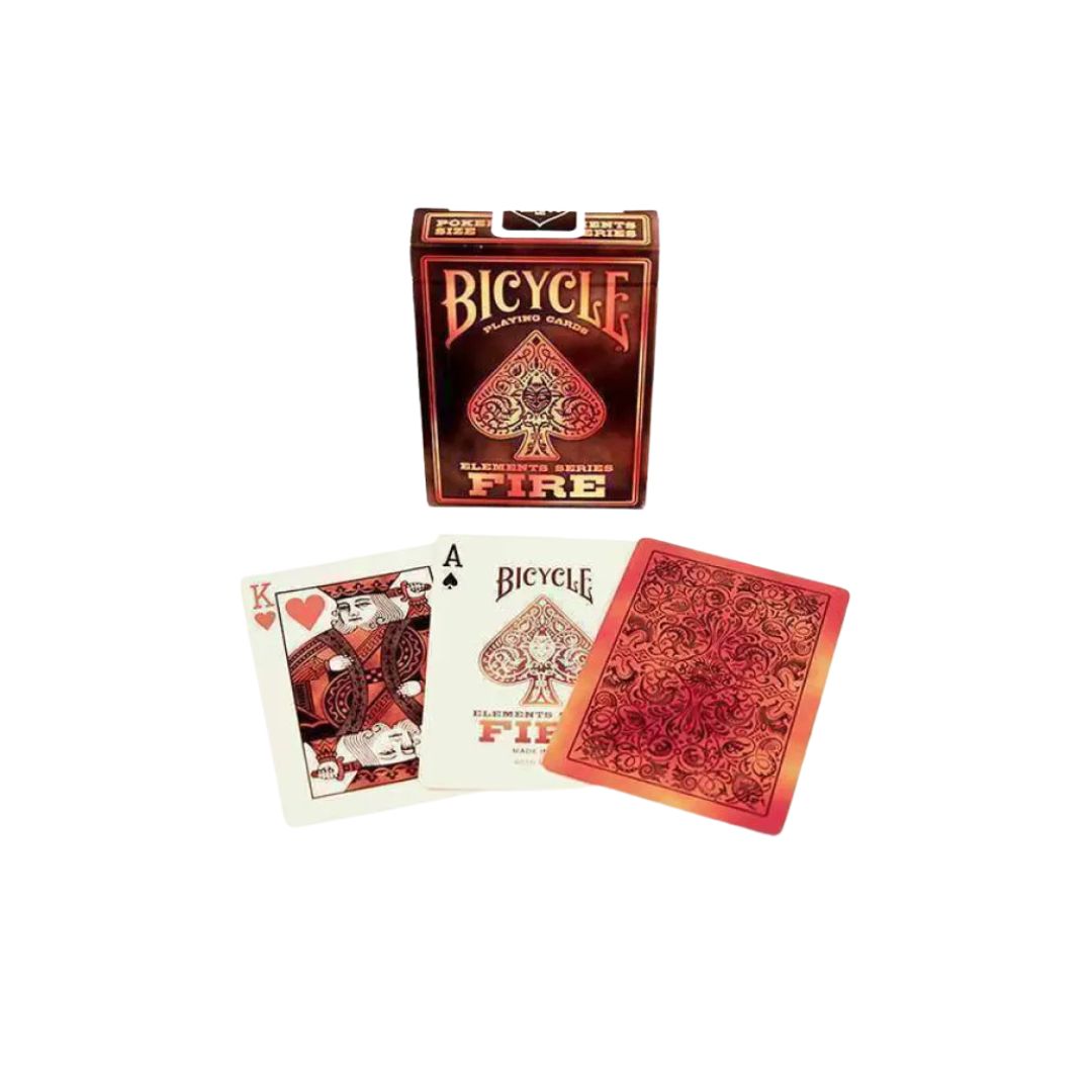 Mazzo di carte Bicycle - Fire - carte per fare magia