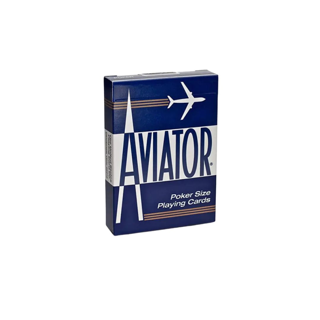Mazzo di carte Aviator - dorso blu - Mazzo poker