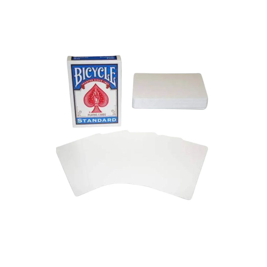 Mazzo Bicycle Gaff - Doppia Faccia Bianca