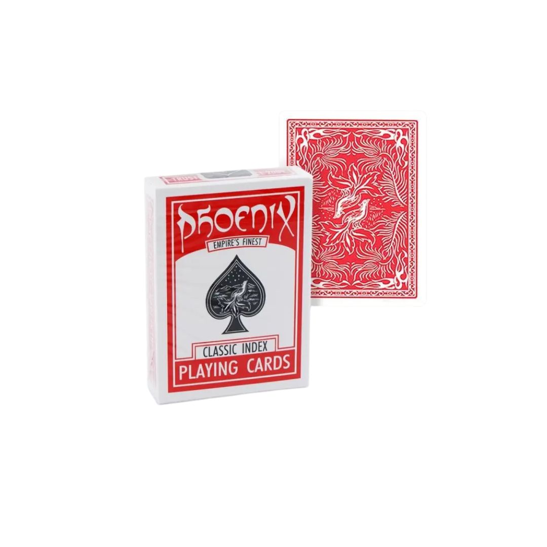 Mazzo di carte Phoenix standard - Dorso - Rosso